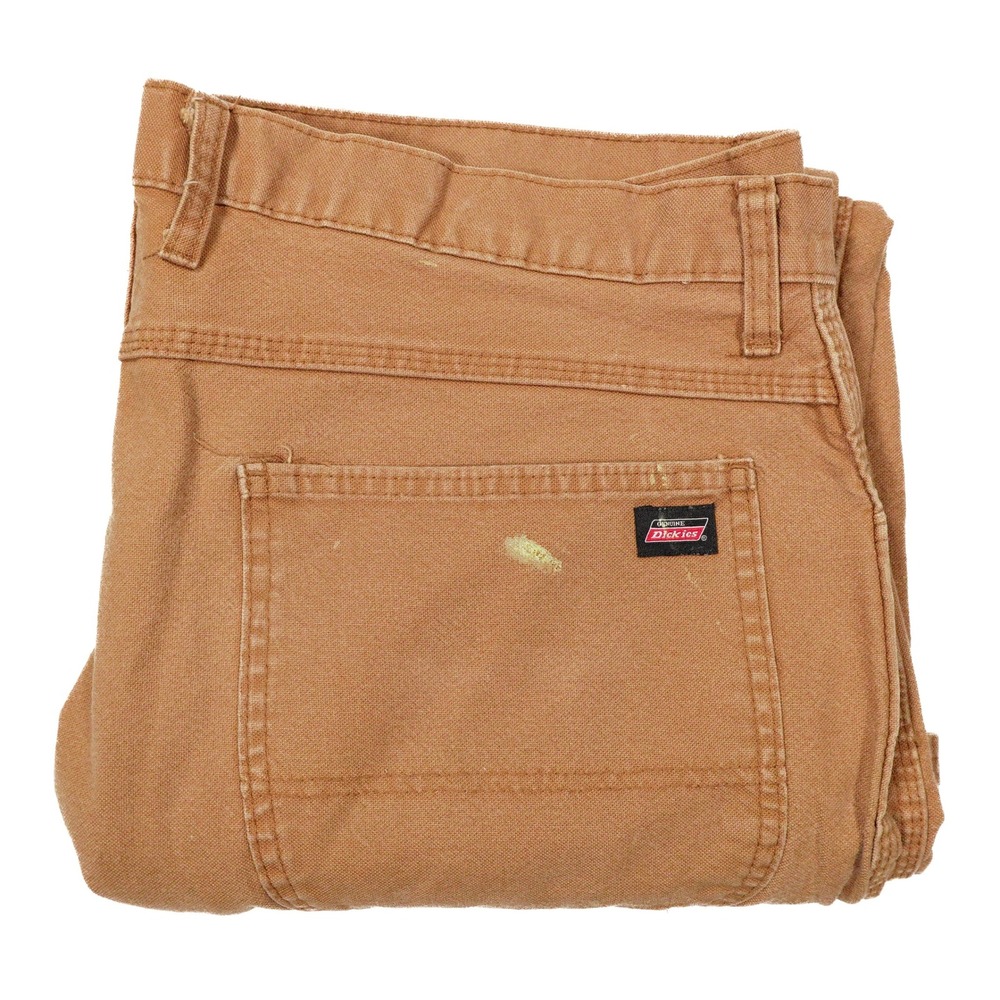 DICKIES Men's 38x32 Khaki Canvas‎ Paint Splatter Carpenter Utility Work Pants